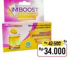 Promo Harga IMBOOST Effervescent with Vitamin C 8 pcs - Alfamart