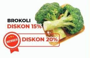 Promo Harga Brokoli per 100 gr - Yogya