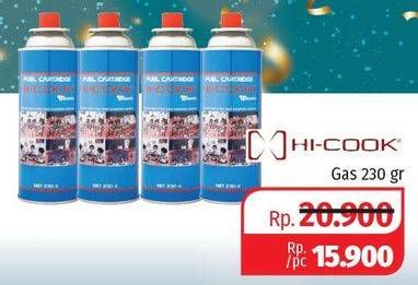 Promo Harga HICOOK Tabung Gas (Gas Cartridge) 230 gr - Lotte Grosir