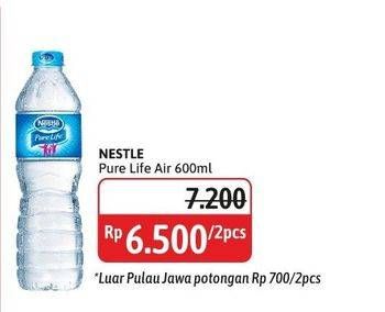 Promo Harga Nestle Pure Life Air Mineral 600 ml - Alfamidi