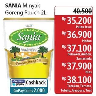 Promo Harga Sania Minyak Goreng 2000 ml - Alfamidi