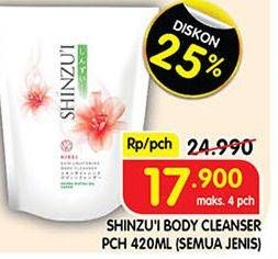 Promo Harga SHINZUI Body Cleanser All Variants 420 ml - Superindo