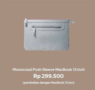 Promo Harga MONOCOZZI Posh Sleeve Macbook 13 Inch  - iBox