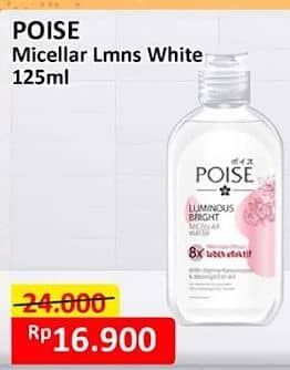 Promo Harga Poise Luminous Bright Micellar Water 125 ml - Alfamart