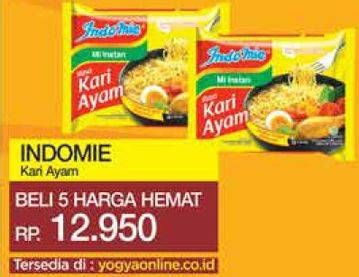 Promo Harga INDOMIE Mi Kuah Kari Ayam 72 gr - Yogya