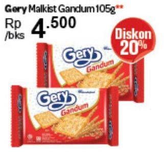 Promo Harga GERY Malkist 105 gr - Carrefour