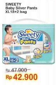 Promo Harga Sweety Silver Pants XL18+2  - Indomaret