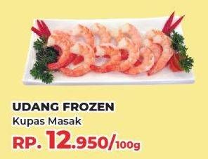 Promo Harga Udang Kupas Masak per 100 gr - Yogya