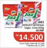 Promo Harga ATTACK Jaz1 Detergent Powder Semerbak Segar, Cinta 850 gr - Alfamidi