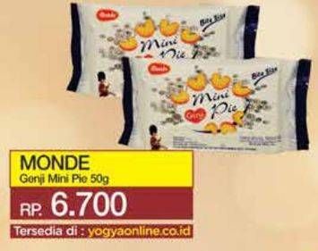 Promo Harga Monde Genji Mini Pie Original 50 gr - Yogya