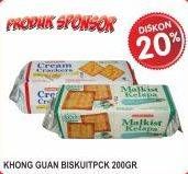 Promo Harga KHONG GUAN Cream Crackers 200 gr - Superindo