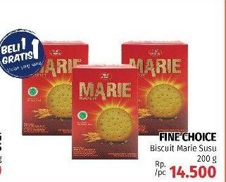 Promo Harga FINE CHOICE Milk Biscuit  - LotteMart