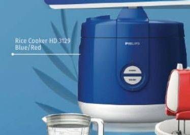 Promo Harga PHILIPS HD 3129 Blue, Red  - LotteMart