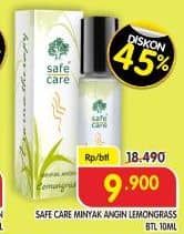 Promo Harga Safe Care Minyak Kayu Putih Lemongrass 10 ml - Superindo