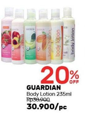 Promo Harga GUARDIAN Body Lotion 235 ml - Guardian