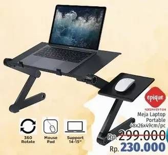 Promo Harga Meja Laptop Epique  - LotteMart
