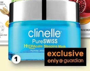 Promo Harga CLINELLE PureSwiss Hydracalm 60 ml - Guardian