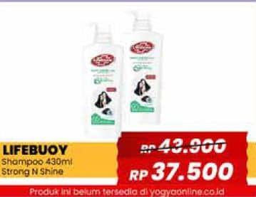 Promo Harga Lifebuoy Shampoo Strong Shiny 430 ml - Yogya