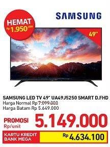 Promo Harga SAMSUNG UA49J5250 Full HD Smart TV 49"  - Carrefour