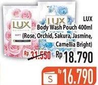 Promo Harga LUX Botanicals Body Wash Soft Rose, Magical Orchid, Sakura Bloom, Velvet Jasmine, Camellia White 450 ml - Hypermart