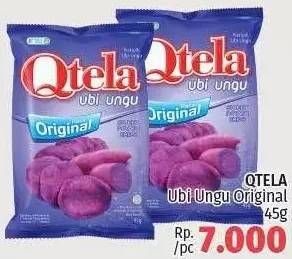 Promo Harga QTELA Chips Ubi Ungu 45 gr - LotteMart