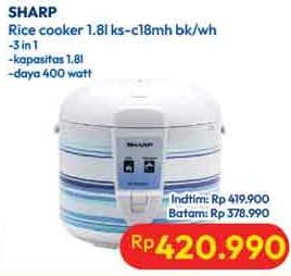 Promo Harga Sharp KSC 18ME BK/WH  - Hypermart
