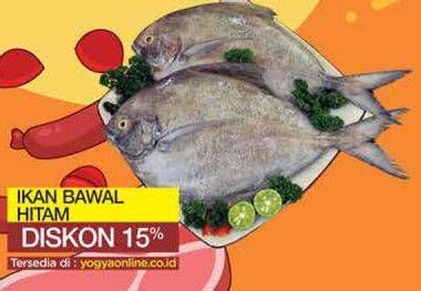 Promo Harga Ikan Bawal Hitam per 100 gr - Yogya