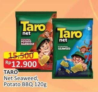 Promo Harga Taro Net Seaweed, Potato BBQ 120 gr - Alfamart