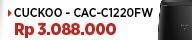 Promo Harga Cuckoo CAC-C1220FW Air Purifier  - COURTS