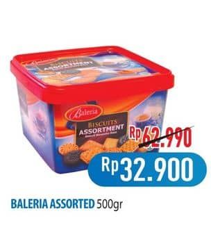 Promo Harga Baleria Biscuits Assortment 500 gr - Hypermart