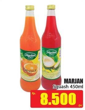 Promo Harga MARJAN Syrup Squash 450 ml - Hari Hari