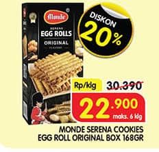 Promo Harga Monde Serena Egg Roll Original 168 gr - Superindo