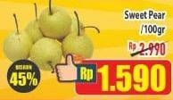 Promo Harga Pear Sweet per 100 gr - Hypermart