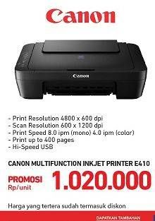 Promo Harga CANON E410 Printer  - Carrefour