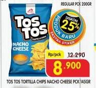 Promo Harga Tos Tos Snack Tortilla Nacho Cheese 145 gr - Superindo