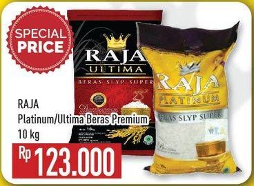 Promo Harga Raja Ultima Beras Slyp Super Premium, Platinum 10 kg - Hypermart