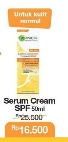 Promo Harga GARNIER Light Complete Cream 50 ml - Alfamart