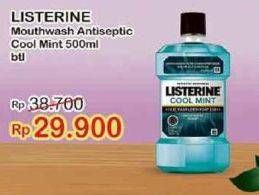 Promo Harga LISTERINE Mouthwash Antiseptic 500 ml - Indomaret