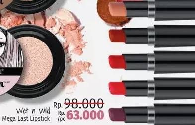 Promo Harga WET N WILD Megalast Lip Color  - LotteMart