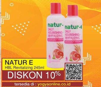 Promo Harga NATUR-E Hand Body Lotion Daily Nourishing 245 ml - Yogya