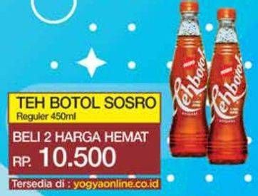 Promo Harga Sosro Teh Botol Original 450 ml - Yogya