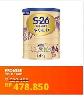 Promo Harga S26 Promise Gold Susu Pertumbuhan Vanilla 1600 gr - Yogya