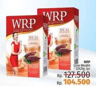 Promo Harga WRP Lose Weight Meal Replacement per 12 sachet 25 gr - LotteMart