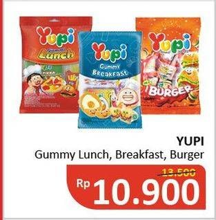 Promo Harga YUPI Gummi Lunch/Gummy Breakfast/Big Burger  - Alfamidi