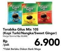 Promo Harga Torabika Gilus Mix Turki, Nangka, Sweet Ginger per 10 sachet 23 gr - Carrefour