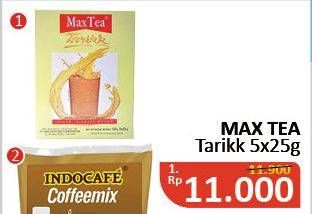 Promo Harga Max Tea Minuman Teh Bubuk per 5 sachet 25 gr - Alfamidi
