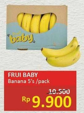 Promo Harga FRUI Mini Banana per 5 pcs - Alfamidi