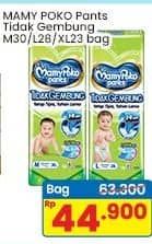Promo Harga Mamy Poko Pants Xtra Kering Slim Tidak Gembung M30, L28, XL23 23 pcs - Indomaret