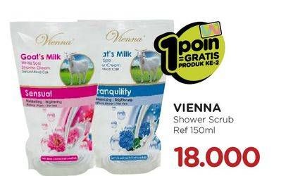 Promo Harga VIENNA Shower Cream 150 ml - Watsons