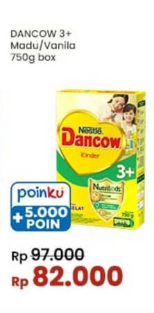 Promo Harga Dancow Nutritods 3+ Vanila, Madu 800 gr - Indomaret
